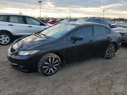 Salvage cars for sale at Indianapolis, IN auction: 2015 Honda Civic EXL