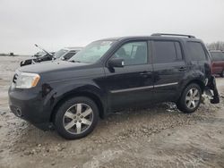 Salvage cars for sale from Copart Wayland, MI: 2015 Honda Pilot Touring