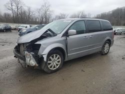 Salvage cars for sale at Ellwood City, PA auction: 2015 Chrysler Town & Country Touring