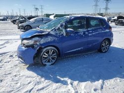 Salvage cars for sale at Elgin, IL auction: 2019 Honda FIT EX