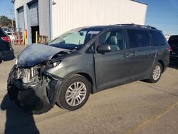 Salvage cars for sale at auction: 2012 Toyota Sienna XLE