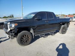 Salvage cars for sale at Homestead, FL auction: 2019 Toyota Tundra Double Cab SR