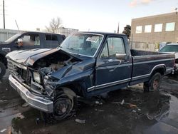 Salvage cars for sale at Littleton, CO auction: 1986 Ford F150