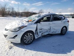 Salvage cars for sale at Columbia Station, OH auction: 2016 Hyundai Elantra SE