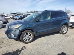 Salvage cars for sale at Sacramento, CA auction: 2019 Ford Escape SEL