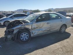 Salvage cars for sale at Las Vegas, NV auction: 2002 Toyota Camry LE