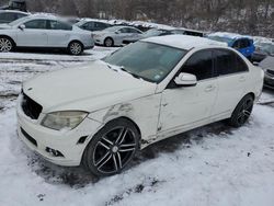 Salvage cars for sale at Marlboro, NY auction: 2008 Mercedes-Benz C 300 4matic