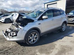 Salvage cars for sale at Duryea, PA auction: 2016 Ford Escape Titanium