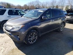 Salvage cars for sale at North Billerica, MA auction: 2017 Toyota Rav4 Limited