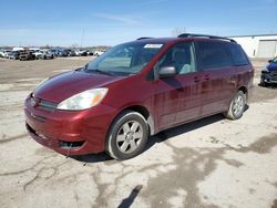 Salvage cars for sale at Kansas City, KS auction: 2005 Toyota Sienna CE