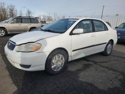 Salvage cars for sale at Portland, OR auction: 2004 Toyota Corolla CE