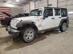 Salvage cars for sale from Copart Columbia, MO: 2017 Jeep Wrangler Unlimited Sport