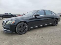 Salvage cars for sale at Wilmer, TX auction: 2018 Mercedes-Benz S 450