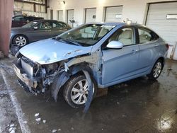 Salvage cars for sale at Chicago Heights, IL auction: 2012 Hyundai Accent GLS