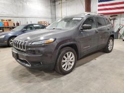 SUV salvage a la venta en subasta: 2016 Jeep Cherokee Limited