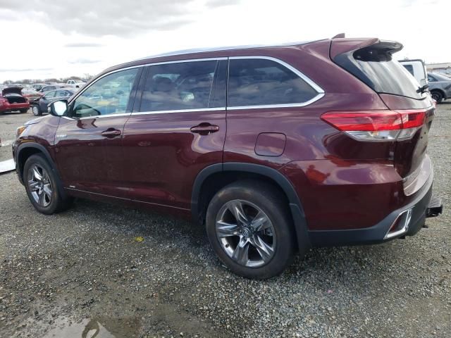 2019 Toyota Highlander Hybrid Limited