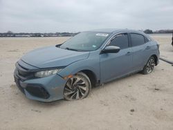 Salvage cars for sale at San Antonio, TX auction: 2017 Honda Civic LX