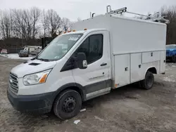 Salvage trucks for sale at Duryea, PA auction: 2016 Ford Transit T-350 HD