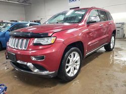 Salvage cars for sale at Elgin, IL auction: 2014 Jeep Grand Cherokee Summit