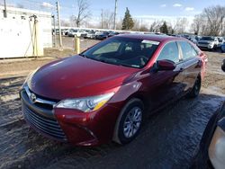 Toyota Camry le salvage cars for sale: 2017 Toyota Camry LE