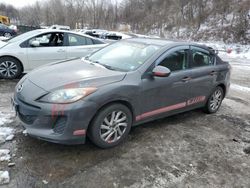 Salvage cars for sale at Marlboro, NY auction: 2012 Mazda 3 I