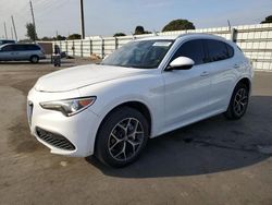 Salvage cars for sale at Miami, FL auction: 2020 Alfa Romeo Stelvio TI