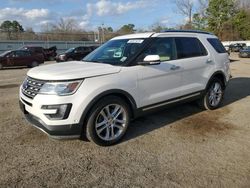 Salvage cars for sale at Shreveport, LA auction: 2016 Ford Explorer Limited