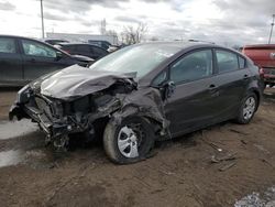 Salvage cars for sale at Woodhaven, MI auction: 2017 KIA Forte LX