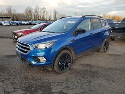 Salvage cars for sale at Portland, OR auction: 2018 Ford Escape SE