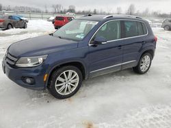 Salvage cars for sale at Central Square, NY auction: 2012 Volkswagen Tiguan S