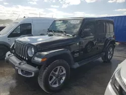 Salvage cars for sale at West Palm Beach, FL auction: 2020 Jeep Wrangler Unlimited Sahara