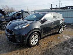 Salvage cars for sale at Chicago Heights, IL auction: 2017 KIA Sportage LX