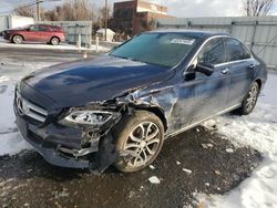 Salvage cars for sale at New Britain, CT auction: 2016 Mercedes-Benz C 300 4matic