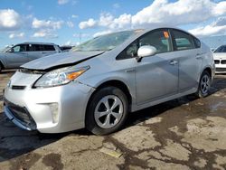 Salvage cars for sale at Woodhaven, MI auction: 2012 Toyota Prius