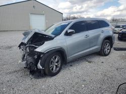 Salvage cars for sale at Lawrenceburg, KY auction: 2015 Toyota Highlander XLE