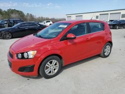 Chevrolet salvage cars for sale: 2013 Chevrolet Sonic LT