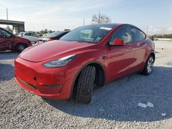 Salvage cars for sale at Riverview, FL auction: 2022 Tesla Model Y