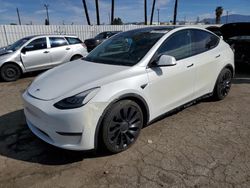 Tesla Vehiculos salvage en venta: 2020 Tesla Model Y