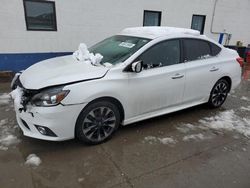 Salvage cars for sale at Farr West, UT auction: 2017 Nissan Sentra SR Turbo