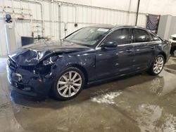 Salvage cars for sale at Avon, MN auction: 2013 Audi A6 Premium Plus