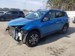 Salvage cars for sale at Dunn, NC auction: 2016 Toyota Rav4 LE