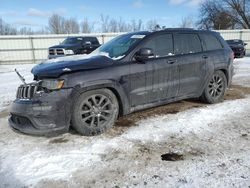 Salvage cars for sale at Davison, MI auction: 2018 Jeep Grand Cherokee Overland