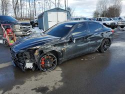 Salvage cars for sale at East Granby, CT auction: 2016 Infiniti Q50 RED Sport 400