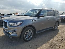 Salvage cars for sale at Houston, TX auction: 2021 Infiniti QX80 Luxe