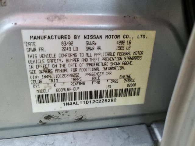 2002 Nissan Altima Base