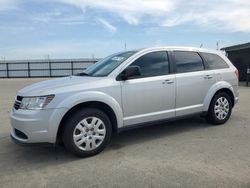 Salvage cars for sale at Fresno, CA auction: 2014 Dodge Journey SE