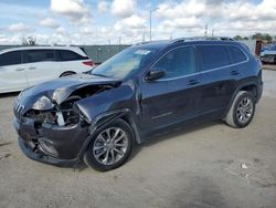 Salvage SUVs for sale at auction: 2019 Jeep Cherokee Latitude Plus