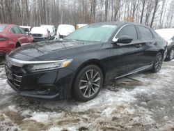 Salvage cars for sale at East Granby, CT auction: 2022 Honda Accord EXL