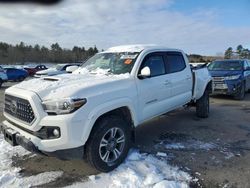 Salvage cars for sale at Windham, ME auction: 2019 Toyota Tacoma Double Cab