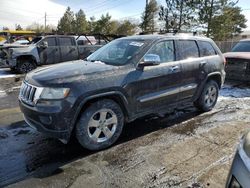 Salvage cars for sale at Denver, CO auction: 2011 Jeep Grand Cherokee Limited